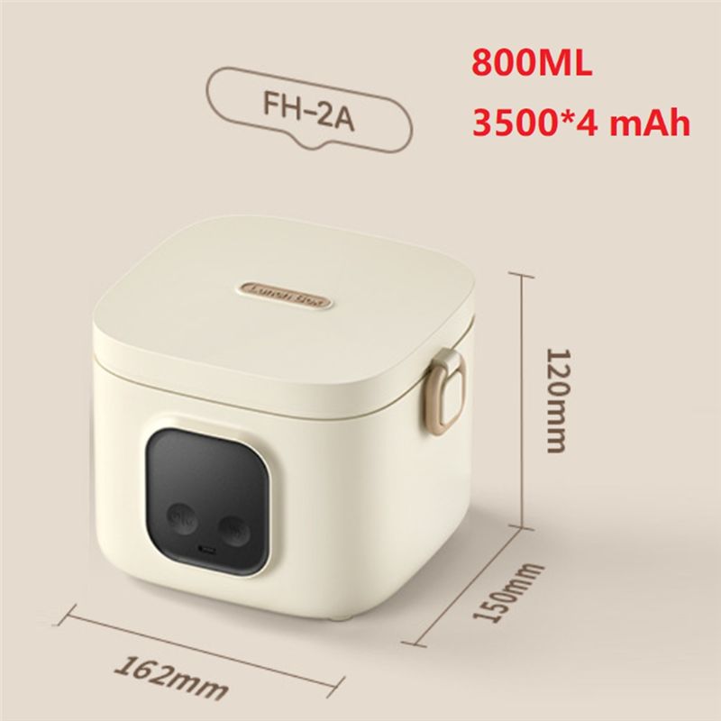 Food & Snacks Colouring Book - A73M-Cordless Electric Lunch Box Rechargeable Self-Heating