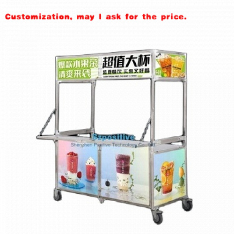 Food Truck With Snacks - custom.Stainless Steel Catering Equipment Mobile Food