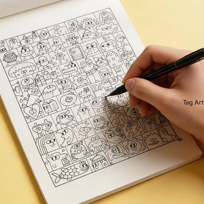 Anxious Relief Hand Picture Bo - Food And Snacks Coloring Book 评论和价格