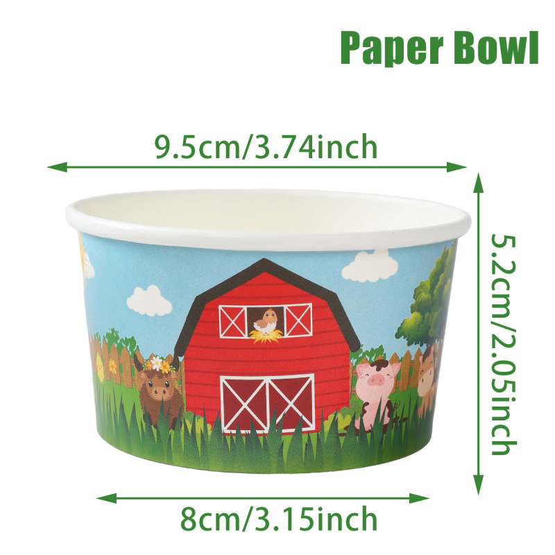 5-50pcs/Pack Paper Ice Cream C - Food Snacks For Kids Party 评论和价格