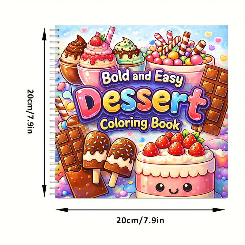 Coloring Book Easy Dessert for - Food And Snacks Coloring Book 评论和价格