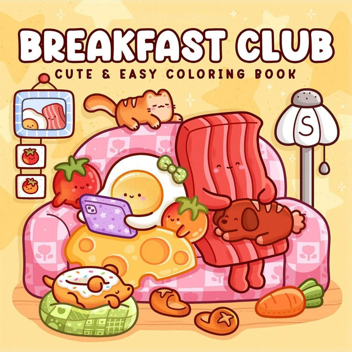 Breakfast Club Coloring Book f - Food And Snacks Coloring Book 评论和价格