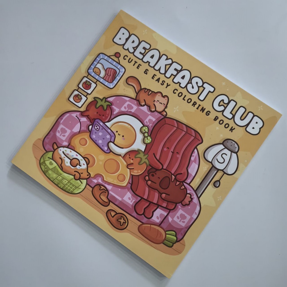 Breakfast Club Coloring Book f - Food And Snacks Coloring Book 评论和价格