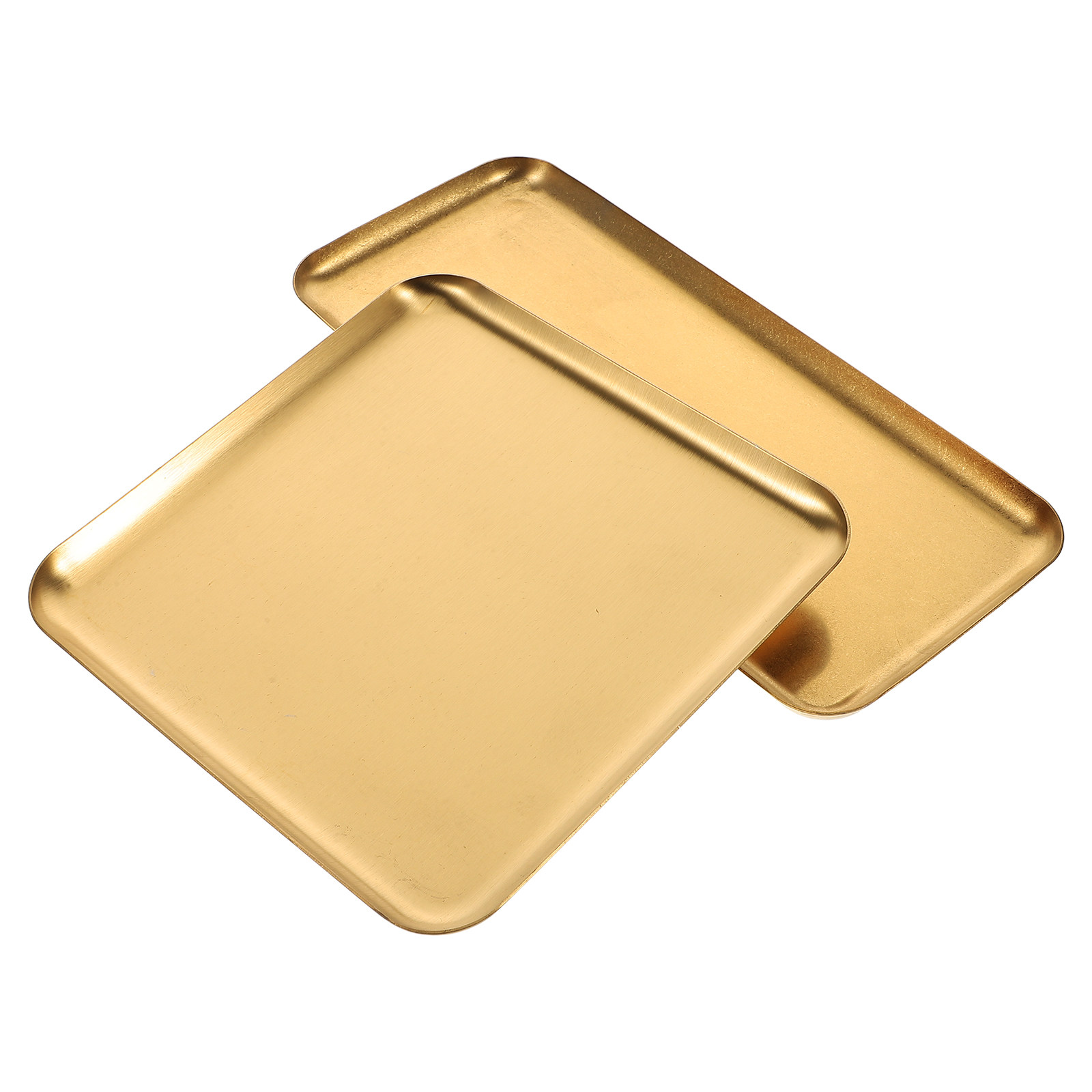 2Pcs Easy Clean Vintage Gold S - Food Platter Snacks 评论和价格