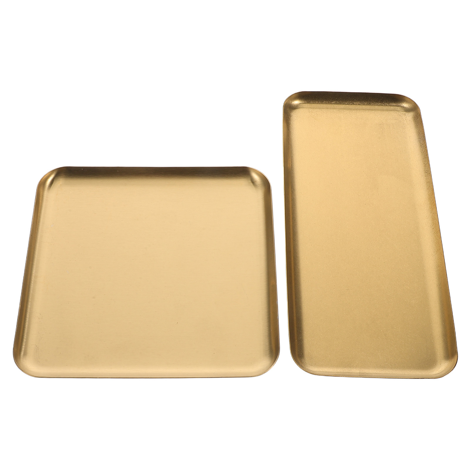 2Pcs Easy Clean Vintage Gold S - Food Platter Snacks 评论和价格