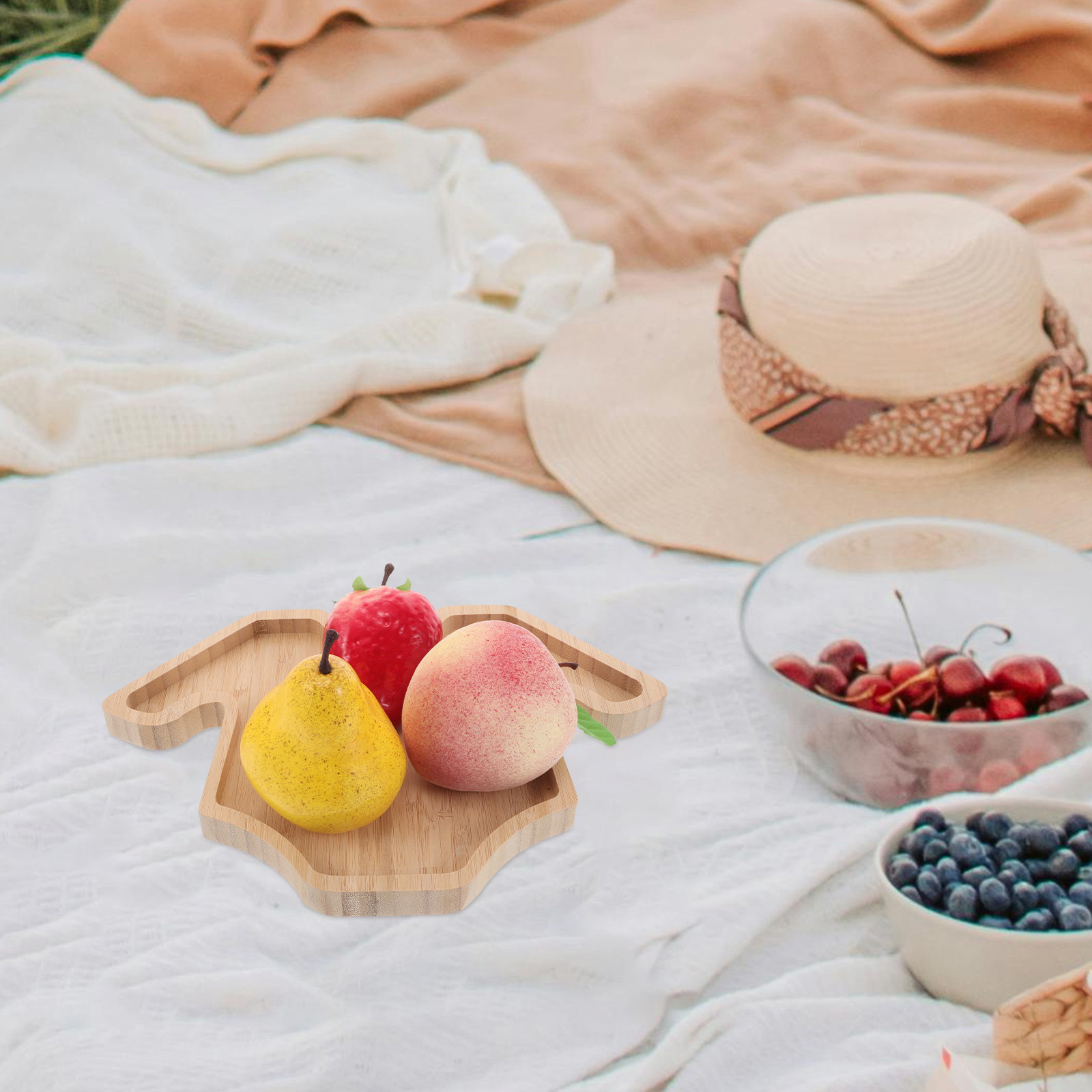 Novelty Wooden Romper Food Tra - Food Snacks For Baby Shower 评论和价格