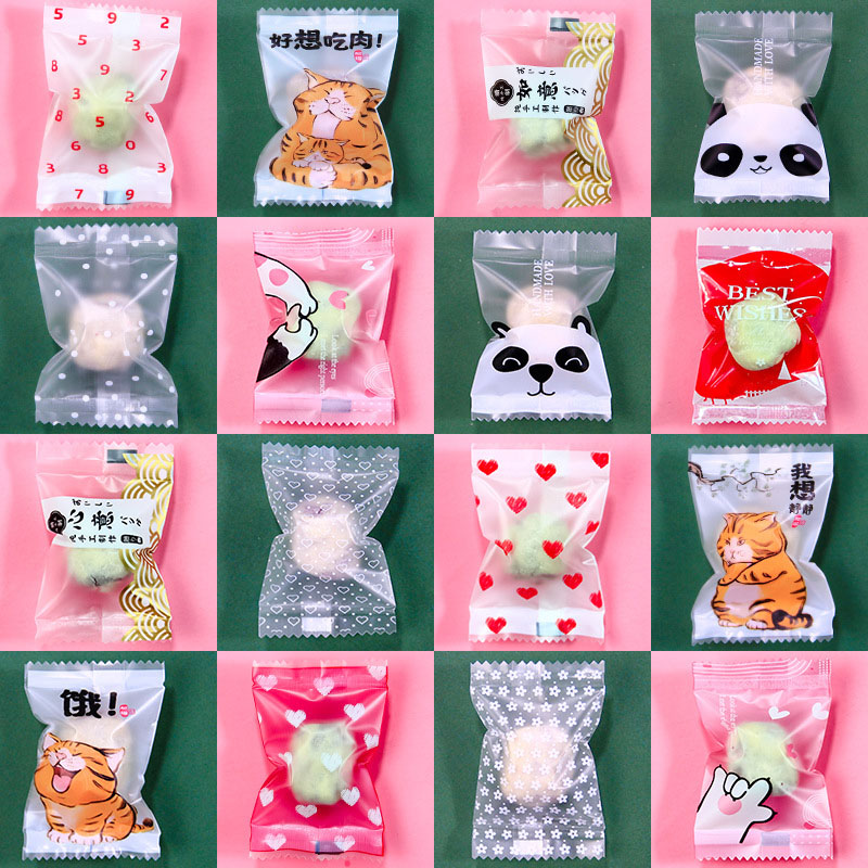 AQ 100pcs/lot Cartoon Cute Cat - Food Snacks For Baby Shower 评论和价格