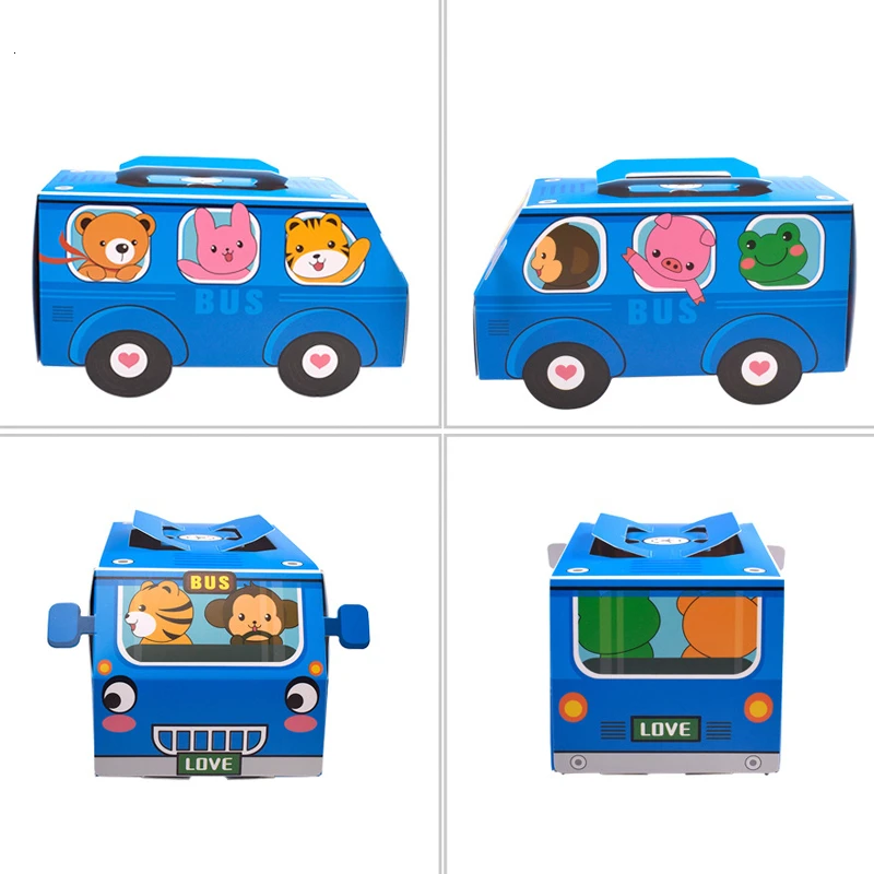 6PCS Gift Box Packaging Handle - Food Snacks For Kids Party 评论和价格