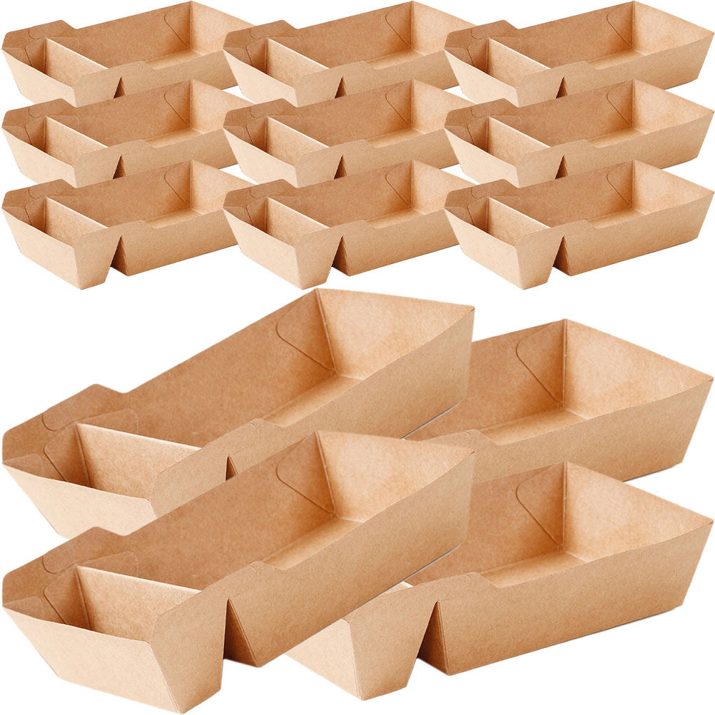 50Pcs Paper Snack Boxes Large  - Food Snacks Quantity 评论和价格