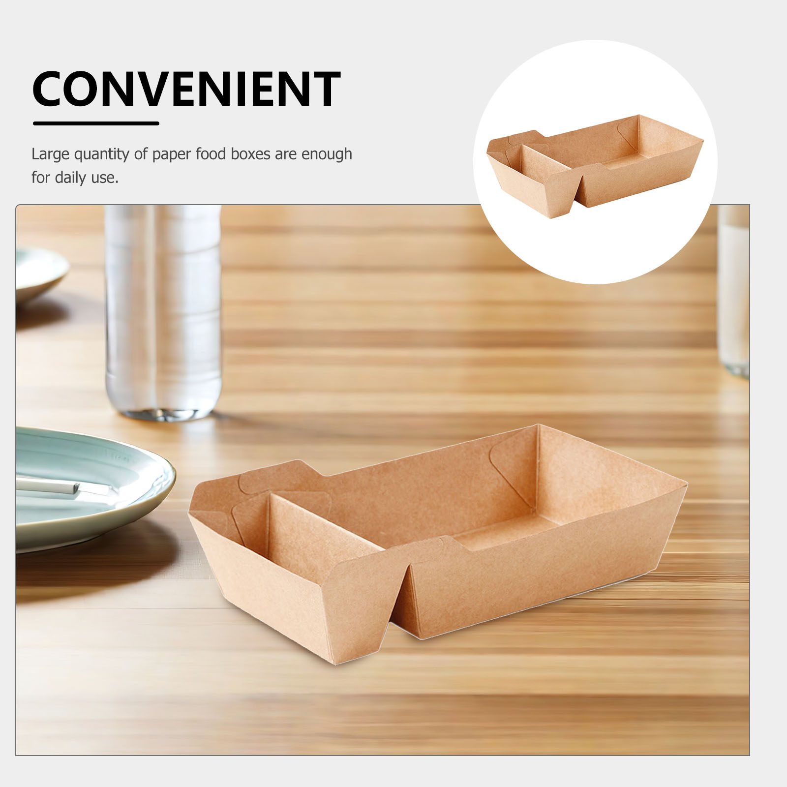 50Pcs Paper Snack Boxes Large  - Food Snacks Quantity 评论和价格