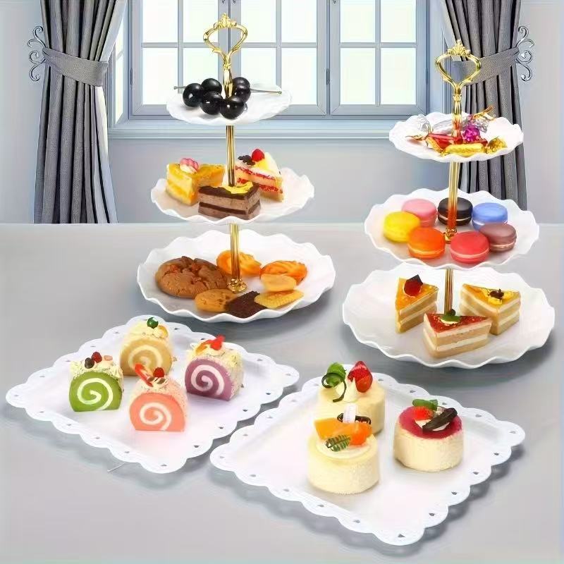 1/3/4/5PCS Decorative Food Tra - Food Snacks For Baby Shower 评论和价格