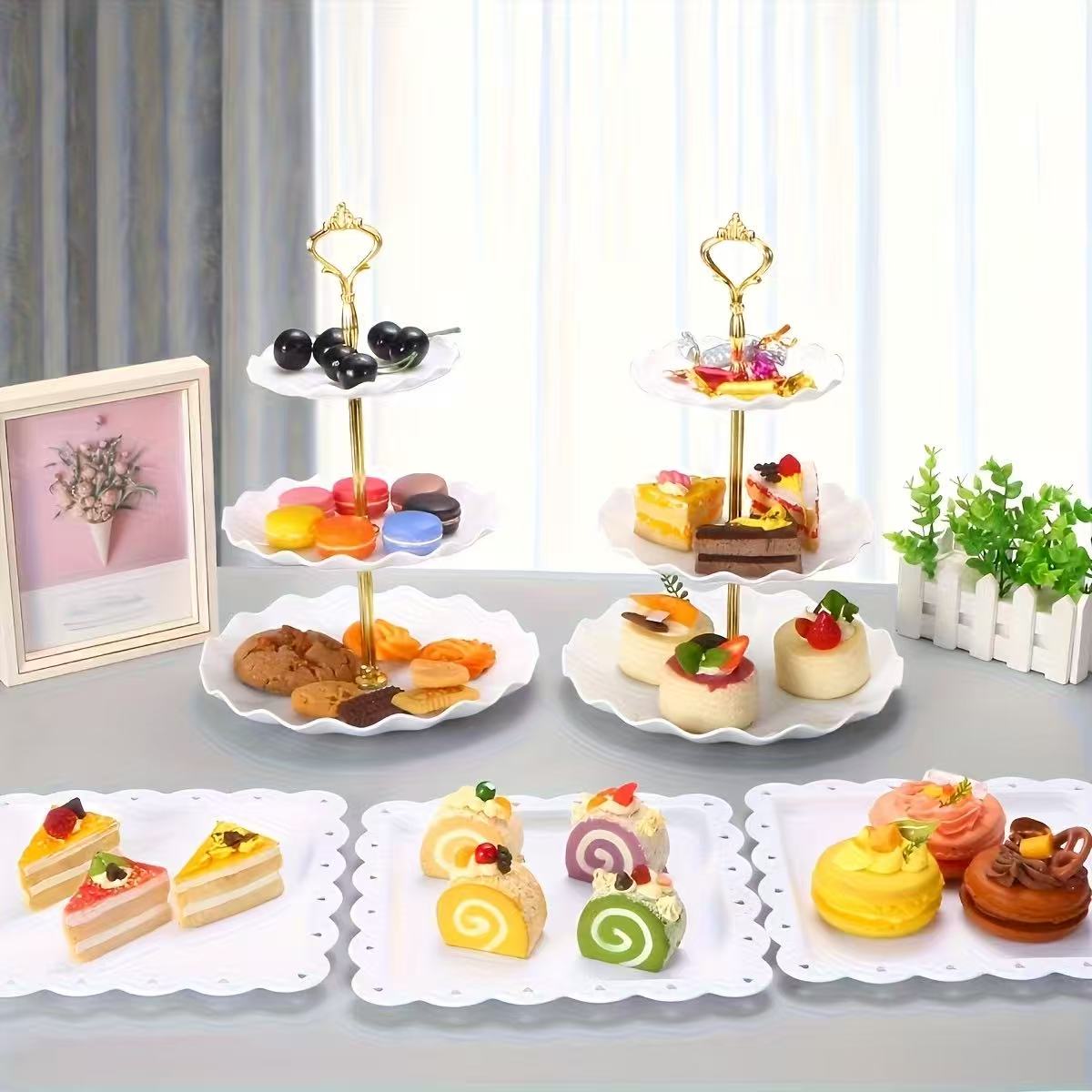 1/3/4/5PCS Decorative Food Tra - Food Snacks For Baby Shower 评论和价格
