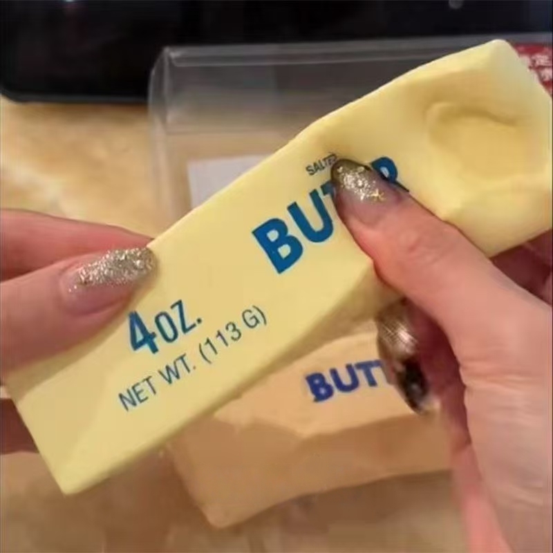 1Pc Butter Squeeze Toy For Adu - Food & Snacks Colouring Book 评论和价格
