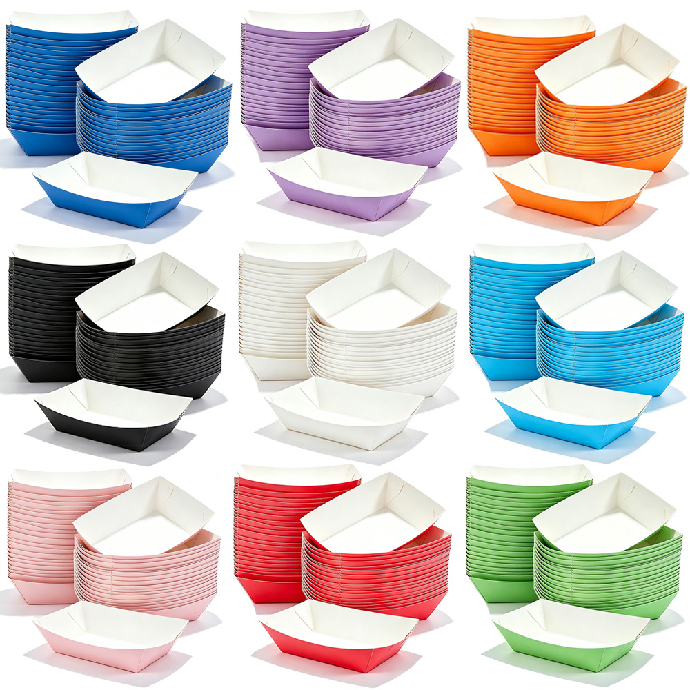 10-150pcs Disposable Solid Col - Food Snacks For Baby Shower 评论和价格
