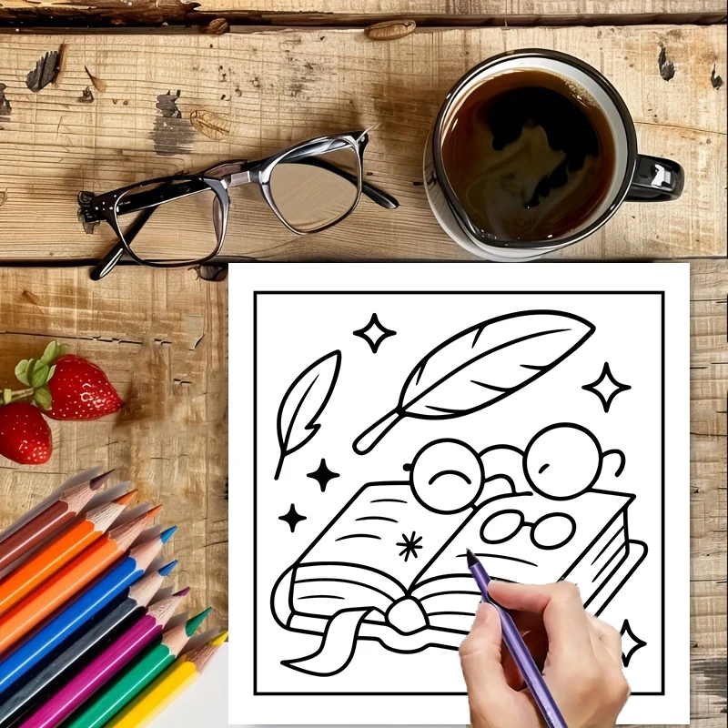 Easy Witchy Vibes Coloring Boo - Food And Snacks Coloring Book 评论和价格