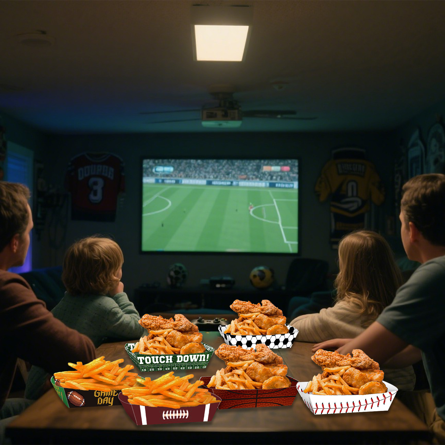 Sport Ball Food Tray Theme Par - Food Snacks For Kids Party 评论和价格