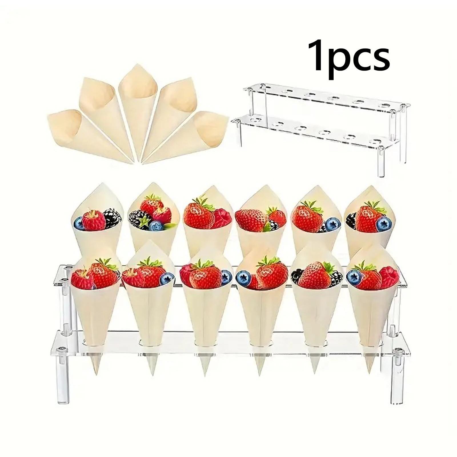 Ice Cream Cone Holder Cupcake  - Food Snacks For Baby Shower 评论和价格