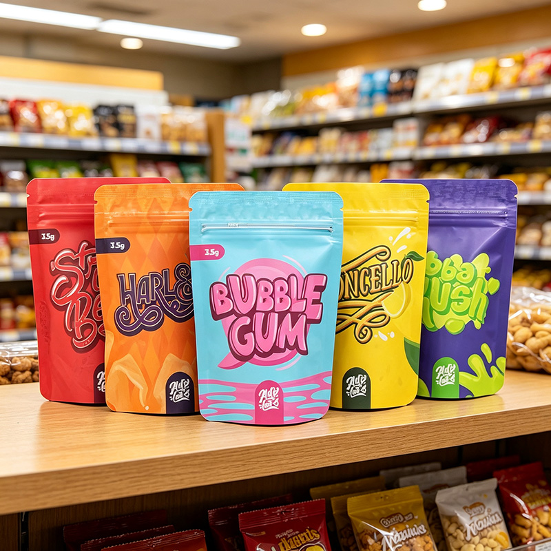 Custom Printed Stand Up Pouch  - Food Snacks Order 评论和价格