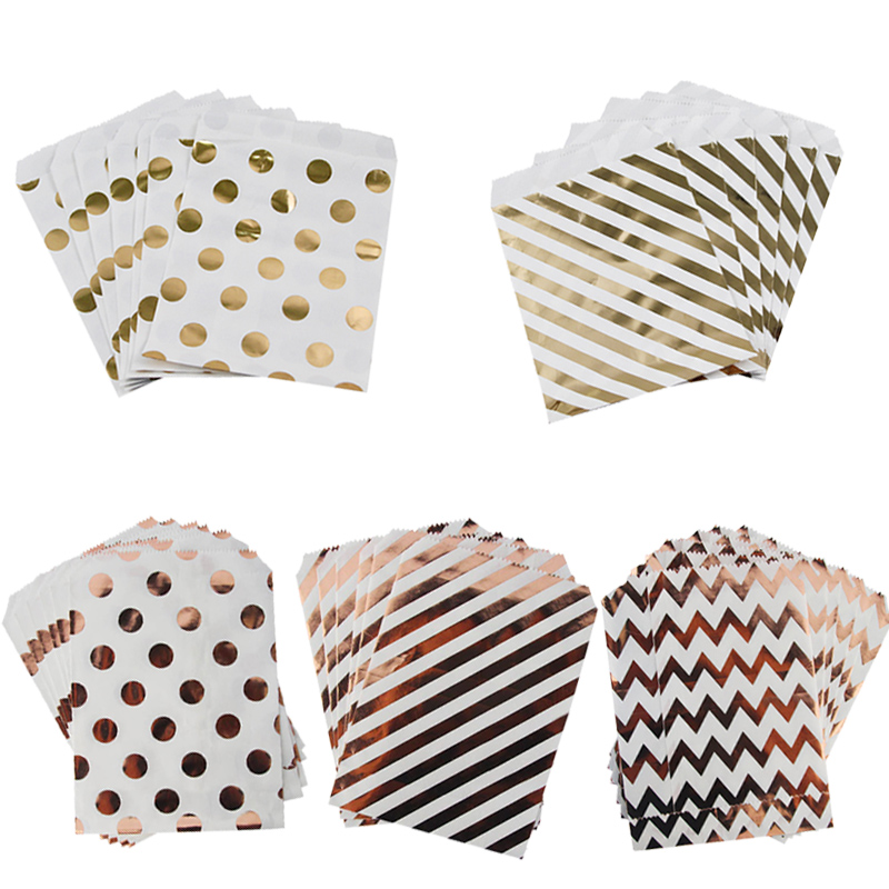 20/25pcs Gold/Rose Gold Dot/St - Food Snacks For Baby Shower 评论和价格