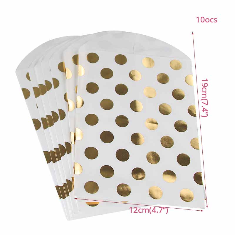 20/25pcs Gold/Rose Gold Dot/St - Food Snacks For Baby Shower 评论和价格