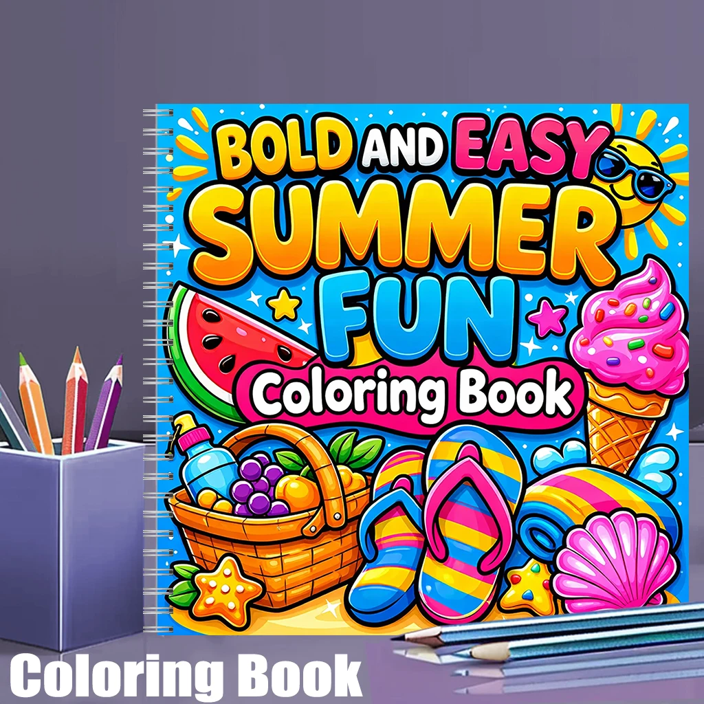 Coloring Book Summer Fun for A - Food And Snacks Coloring Book 评论和价格